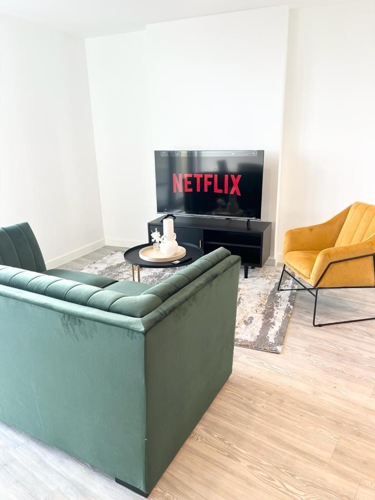 מנצ'סטר Luxury 2 Bed Apt With City View מראה חיצוני תמונה